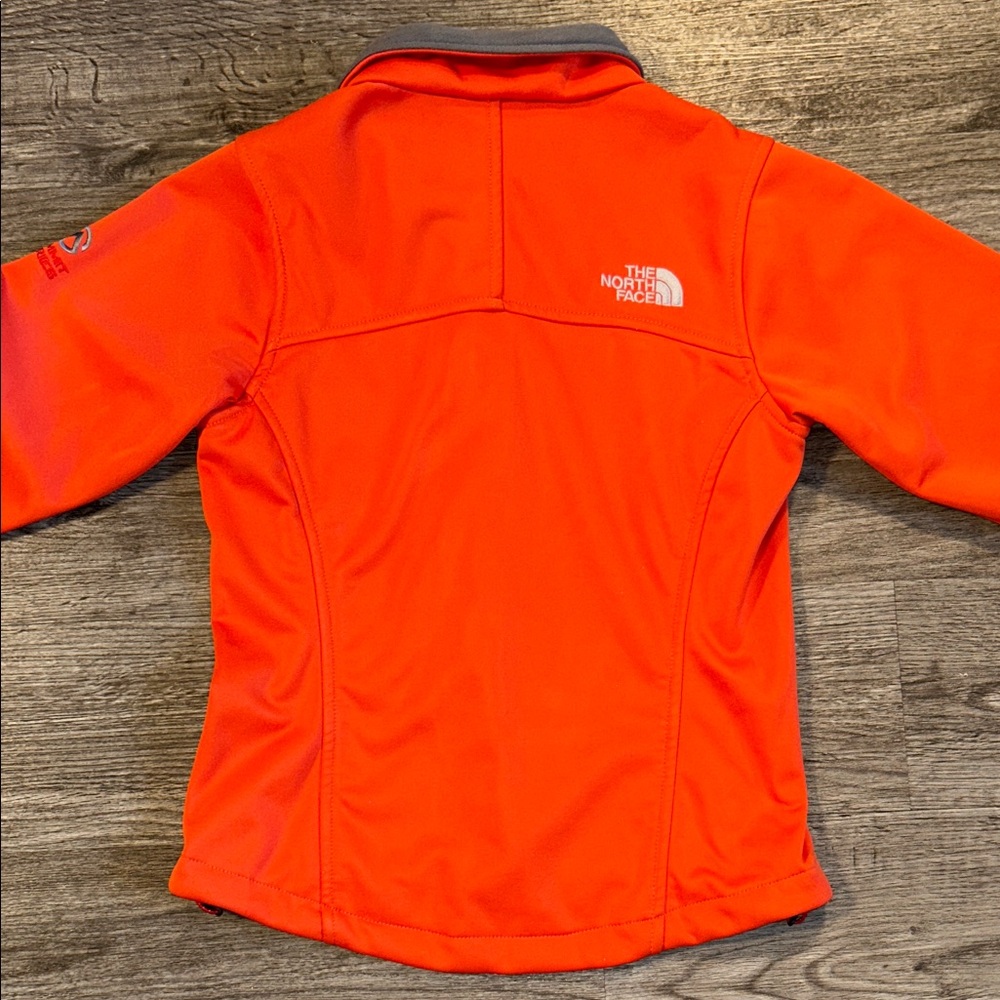 The North Face Summit Series Windstopper Softshell Jacket Orange Fleece Lined XS - Picture 9 of 12